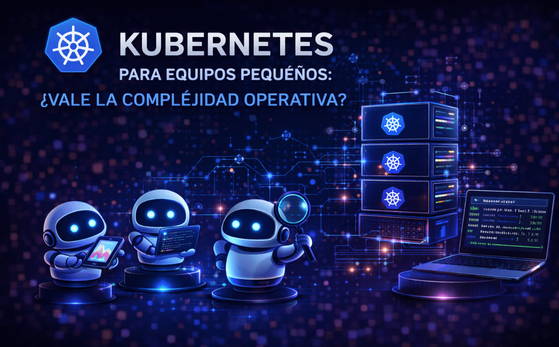 Kubernetes para equipos pequeños: ¿vale la complejidad operativa?